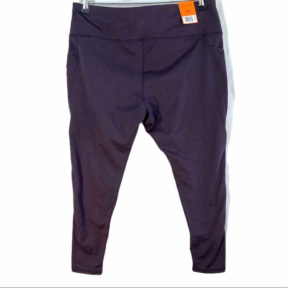 DANSKIN Leggings Womens Size XXL Activewear with Side Pockets Pick Winter Plum - Picture 4 of 10
